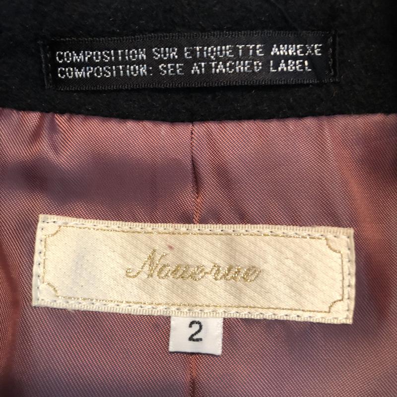 ヌール Noue-rue ジャケット、上着 ジャケット、ブレザー 2 無地 黒 / ブラック /  レディース USED 古着 中古 10011463