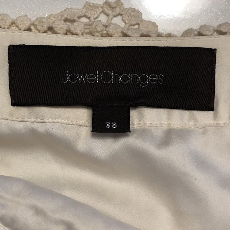 ジュエルチェンジズ Jewel Changes スカート ミニスカート 38 無地 ベージュ / ベージュ /  レディース USED 古着 中古 10011482