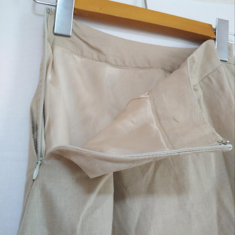ユアーズ ur's スカート ロングスカート S 無地 ベージュ / ベージュ /  レディース USED 古着 中古 10011525