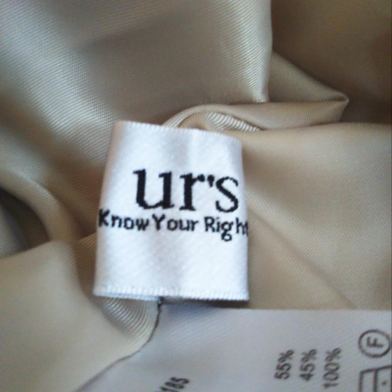 ユアーズ ur's スカート ロングスカート S 無地 ベージュ / ベージュ /  レディース USED 古着 中古 10011525