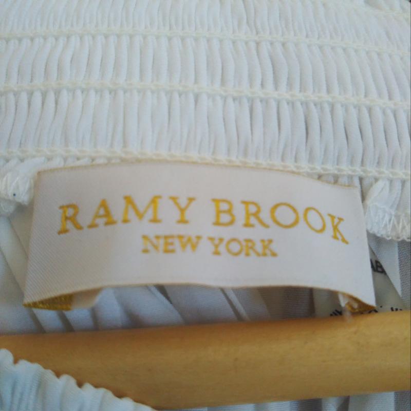 ラミーブルック Ramy Brook ワンピース ひざ丈スカート 無地 白 / ホワイト /  レディース USED 古着 中古 10011534