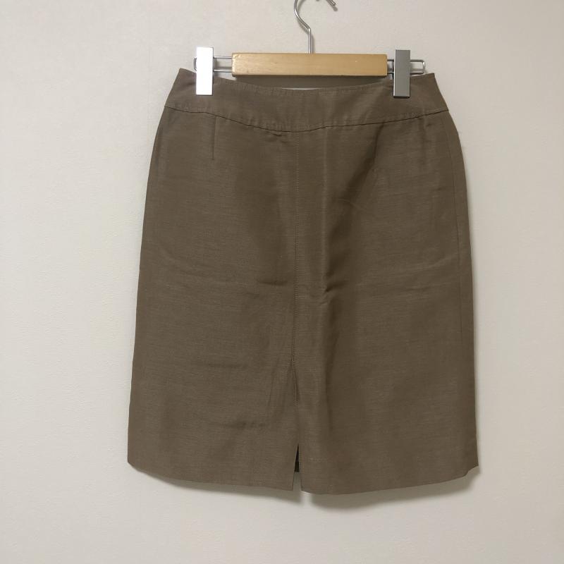 ボールジィ BALLSEY スカート ひざ丈スカート 36 無地 茶 / ブラウン /  レディース USED 古着 中古 10011623