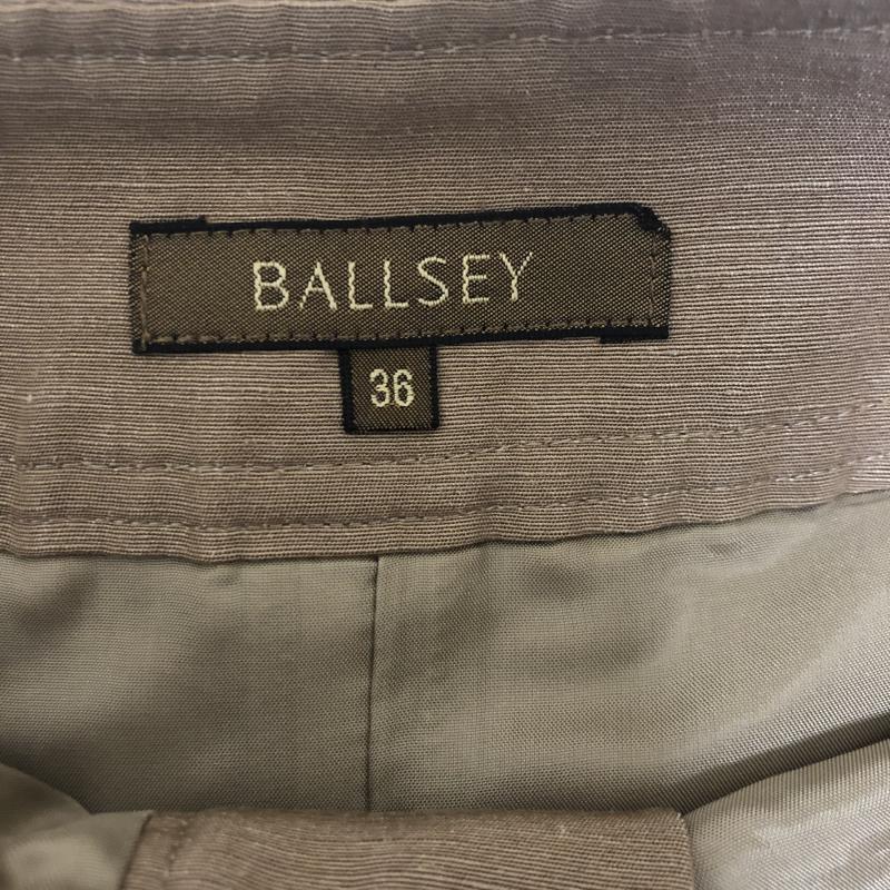 ボールジィ BALLSEY スカート ひざ丈スカート 36 無地 茶 / ブラウン /  レディース USED 古着 中古 10011623