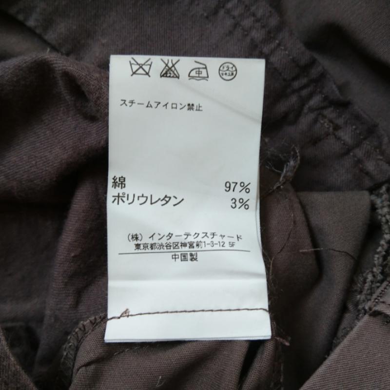 リズムオブライフ Rhythm of Life パンツ チノパン M 無地 茶 / ブラウン /  レディース USED 古着 中古 10011689