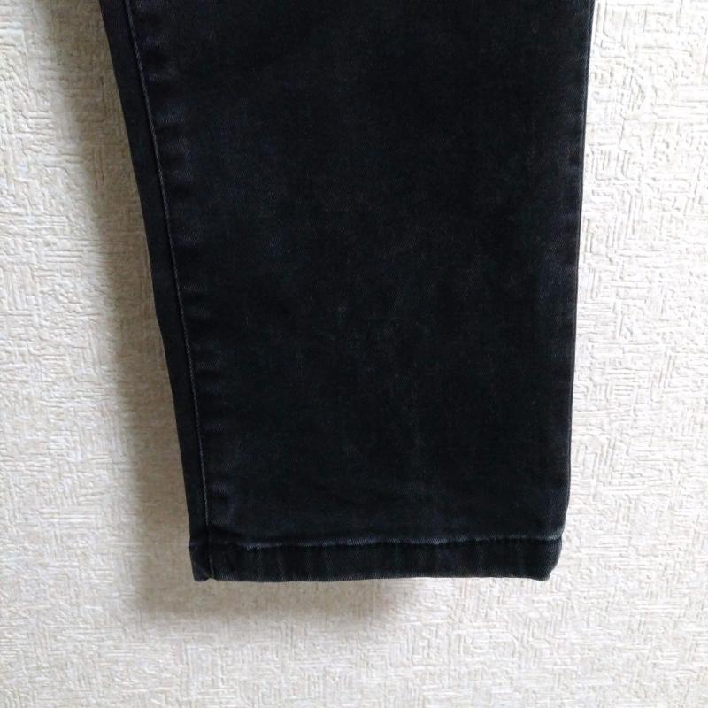 ザラ ZARA パンツ デニム、ジーンズ 無地 黒 / ブラック / X 白 / ホワイト /  ボーイズ USED 古着 中古 10011723