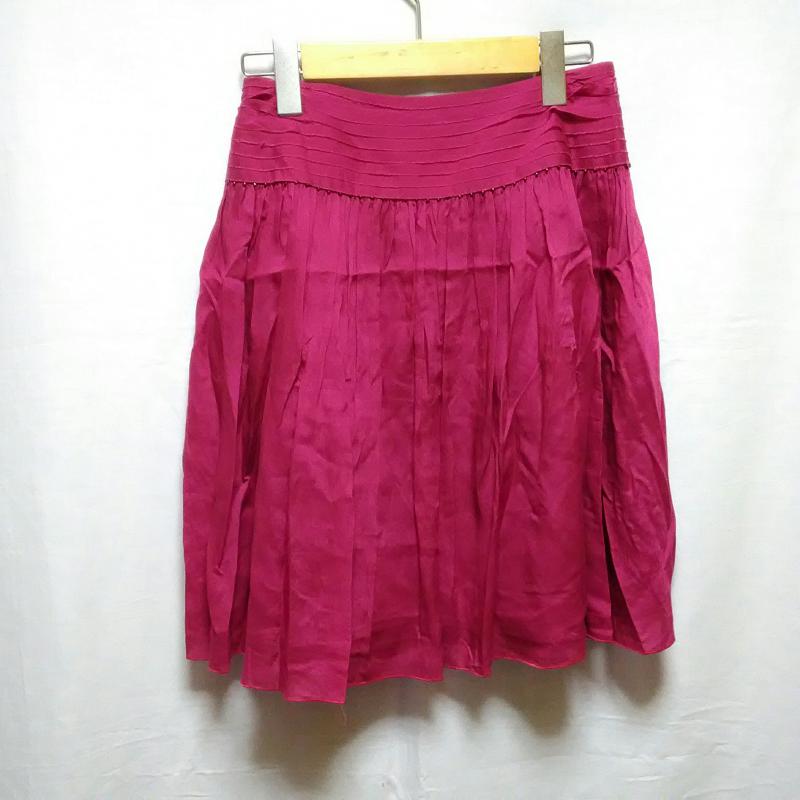 ロペ ROPE' スカート ひざ丈スカート 7号 無地 桃 / ピンク /  レディース USED 古着 中古 10011905