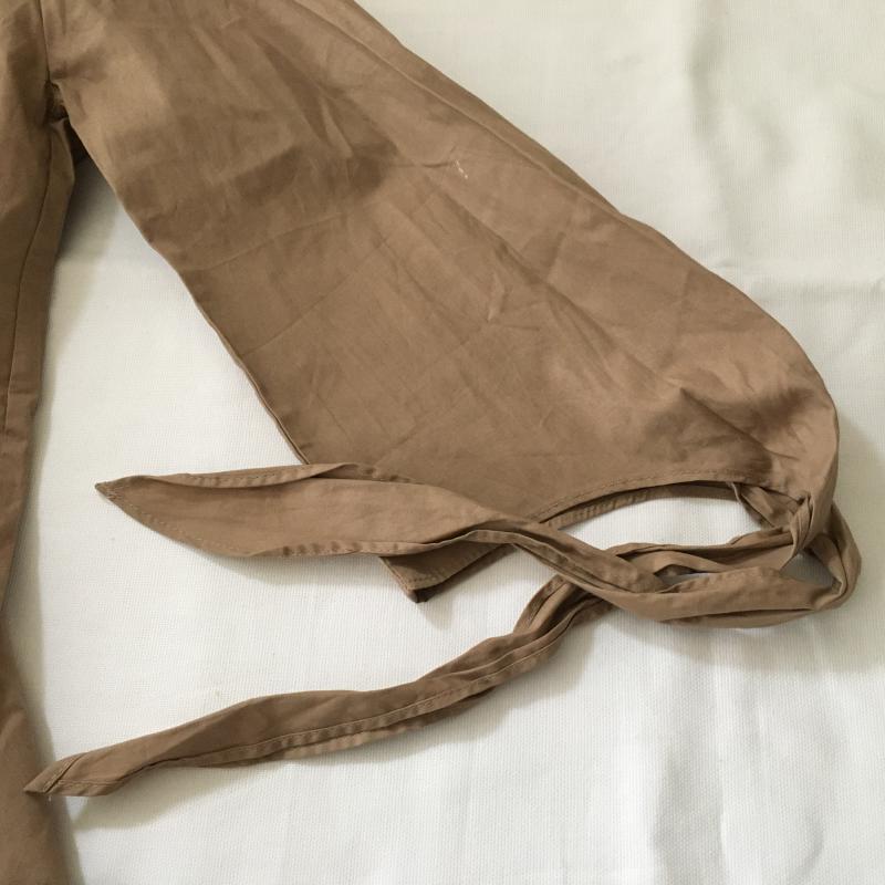 リシェグラマー Riche glamour カットソー 七分袖 M 無地 茶 / ブラウン /  レディース USED 古着 中古 10011986