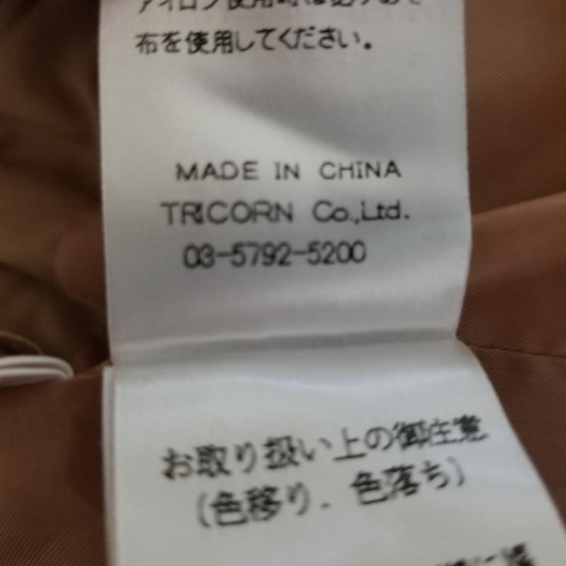 ヨーロ YOLO スカート ひざ丈スカート プリーツスカート 40 無地 ベージュ / ベージュ /  レディース USED 古着 中古 10012016