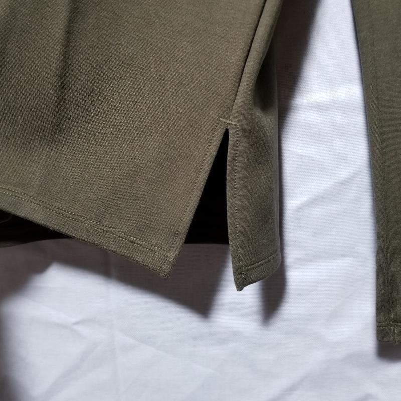 ノーブルブラン NobleBlanc カットソー 長袖 Vネック 40 無地 緑 / グリーン /  レディース USED 古着 中古 10012020