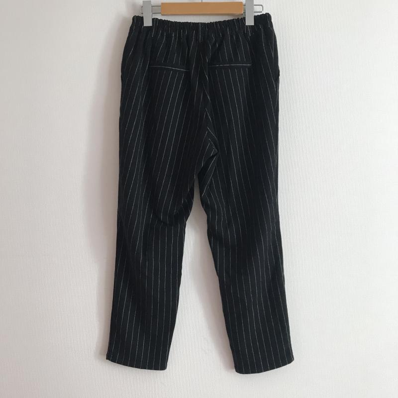 ダブルダージル DOUBLEDAZZLE パンツ スラックス M ストライプ 黒 / ブラック / X 灰 / グレー /  レディース USED 古着 中古 10012065