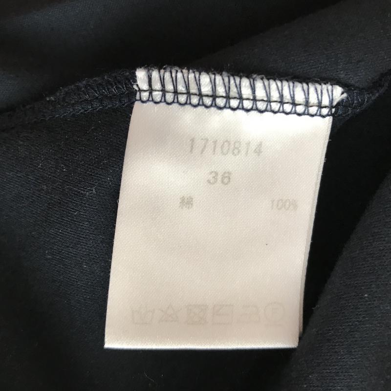 ヨーロ YOLO カットソー 半袖 ノースリーブ 36 無地 紺 / ネイビー /  レディース USED 古着 中古 10012073