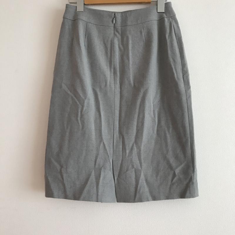 ホワイトジョーラ White Joola スカート ひざ丈スカート 無地 灰 / グレー /  レディース USED 古着 中古 10012076