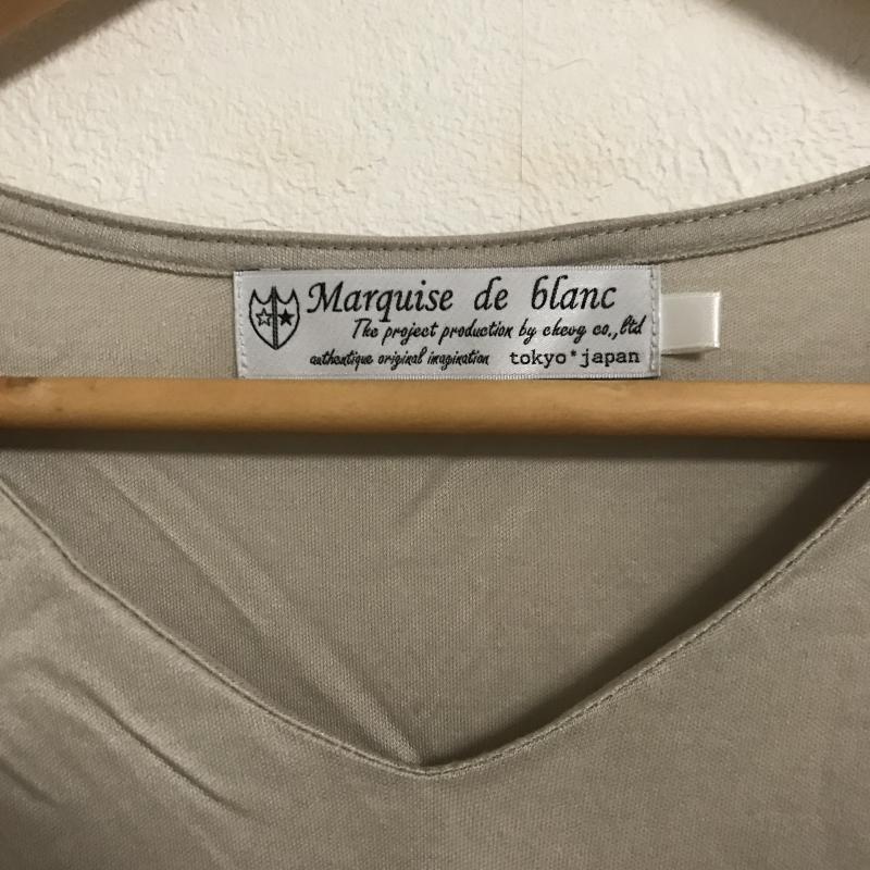 マルキスデブラン Marquise de blanc トップス トップス 40 無地 ベージュ / ベージュ /  レディース USED 古着 中古 10012087