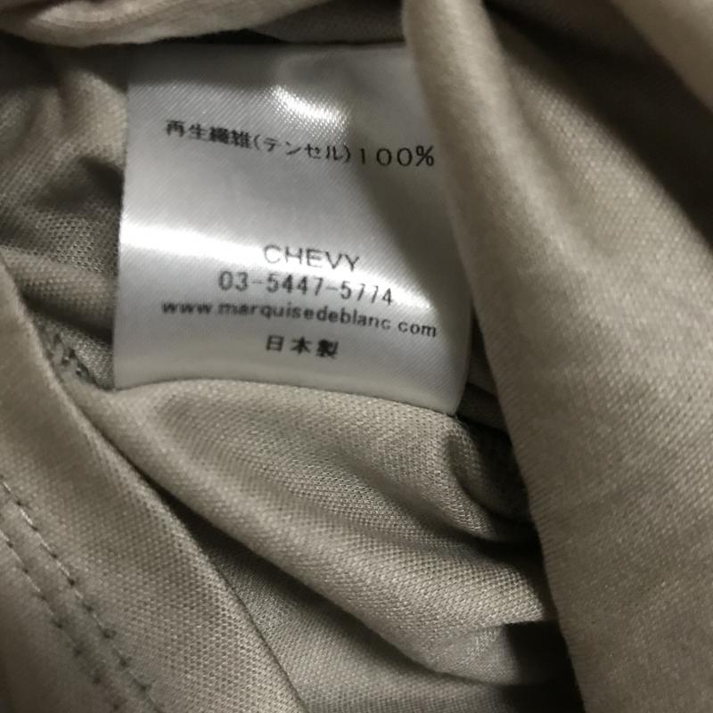 マルキスデブラン Marquise de blanc トップス トップス 40 無地 ベージュ / ベージュ /  レディース USED 古着 中古 10012087