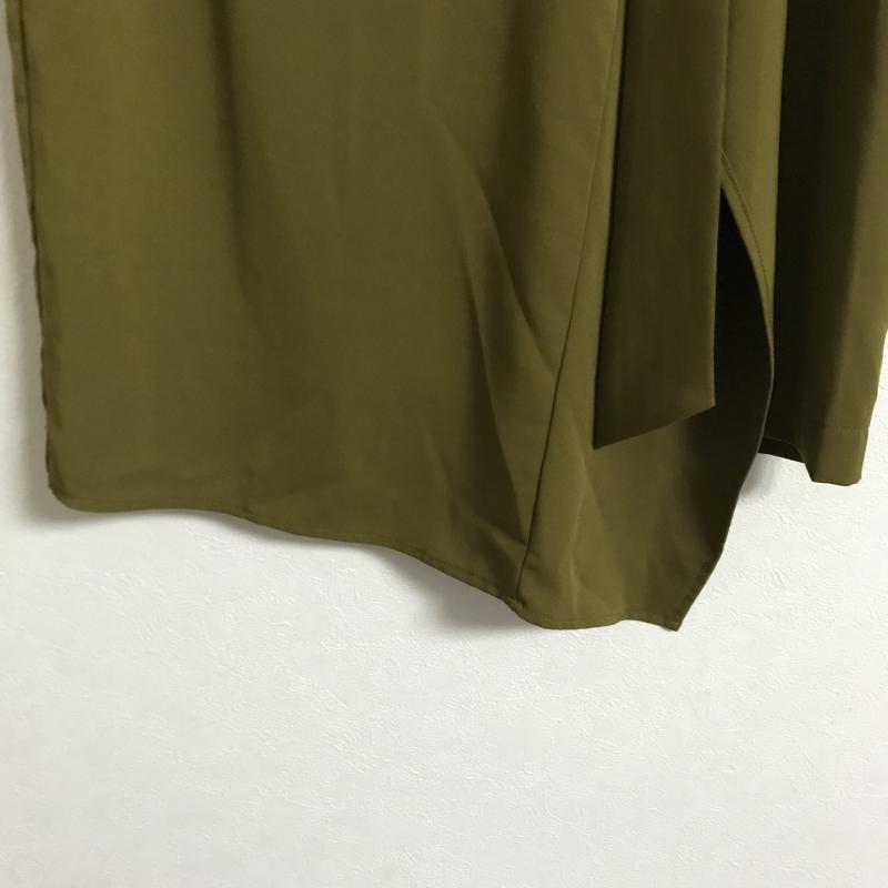 ドナマリー DONA MARIE スカート ひざ丈スカート 無地 黄 / イエロー / X 緑 / グリーン /  レディース USED 古着 中古 10012095