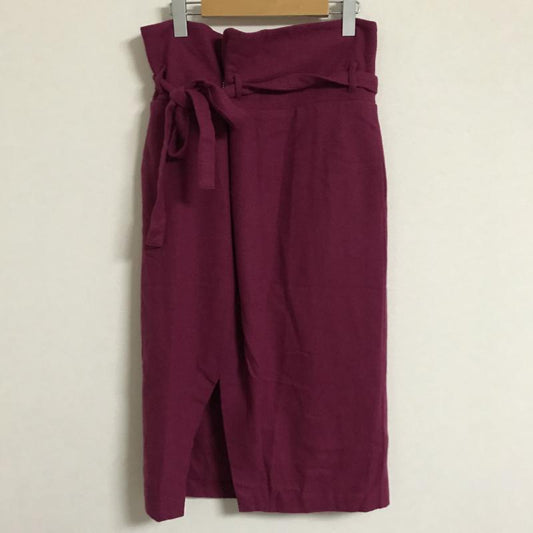 ロージー ROSIEE スカート ひざ丈スカート 無地 紫 / パープル /  レディース USED 古着 中古 10012098