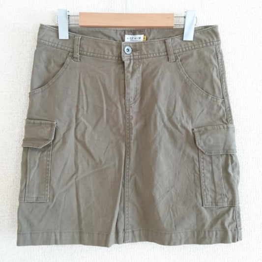 レプシィム LEPSIM スカート ミニスカート M 無地 緑 / グリーン /  レディース USED 古着 中古 10012198