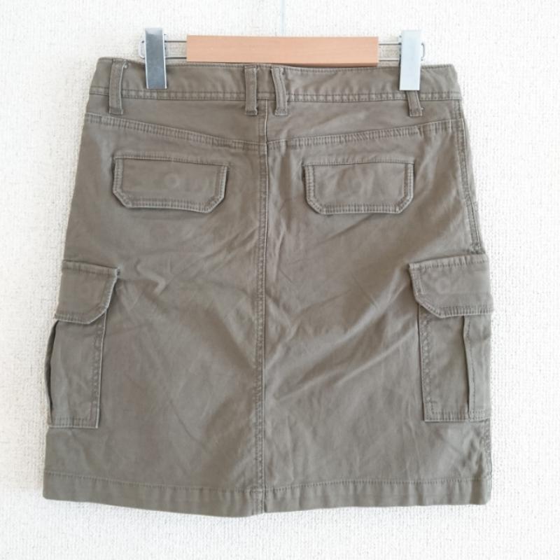 レプシィム LEPSIM スカート ミニスカート M 無地 緑 / グリーン /  レディース USED 古着 中古 10012198