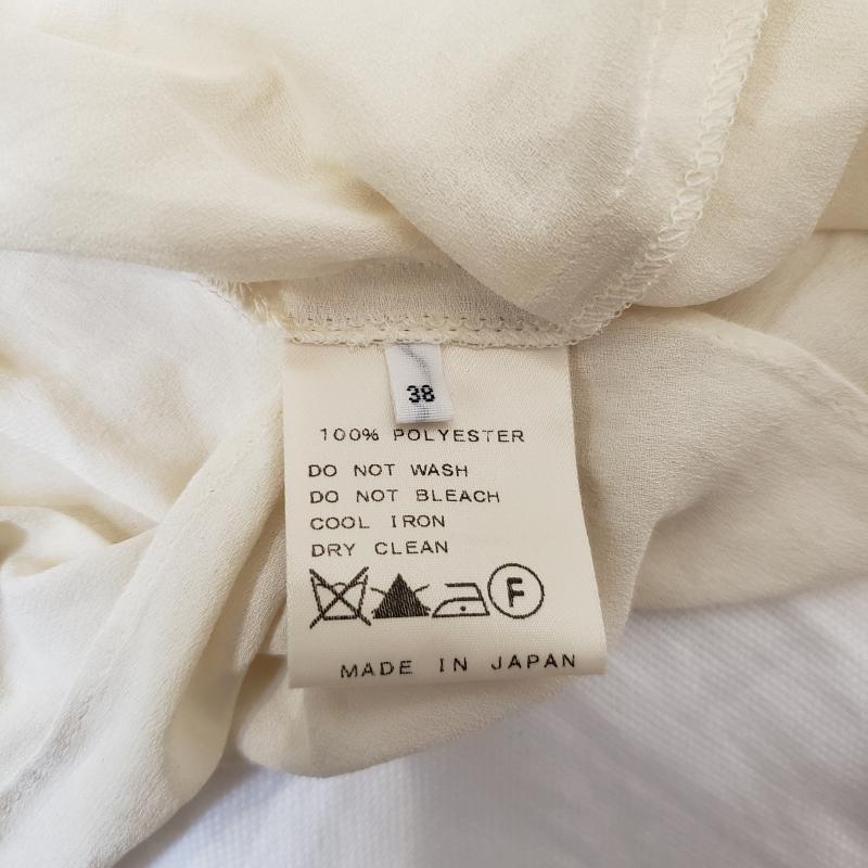 フィガロ パリ FIGARO Paris カットソー 長袖 38 無地 白 / ホワイト /  レディース USED 古着 中古 10012250