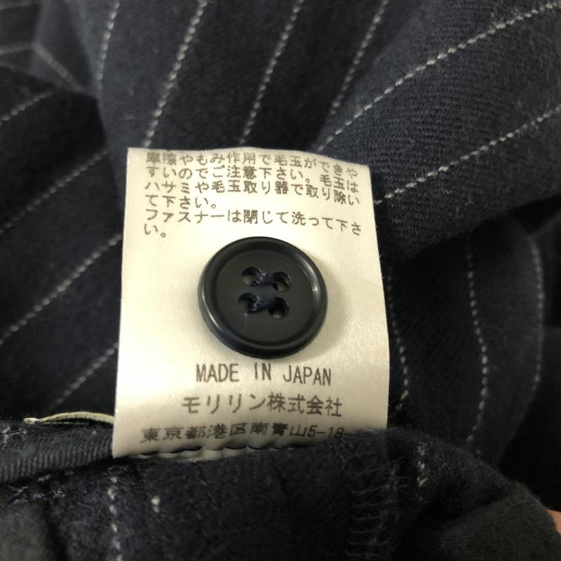 リズム R-ISM パンツ スラックス 2 ストライプ 黒 / ブラック / X 白 / ホワイト /  レディース USED 古着 中古 10012284
