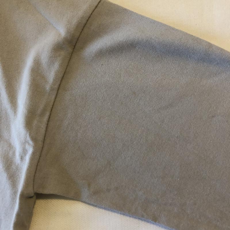 ノーブルブラン NobleBlanc カットソー 長袖 ボトルネック ドルマンスリーブカットソー 38 無地 灰 / グレー /  レディース USED 古着 中古 10012311