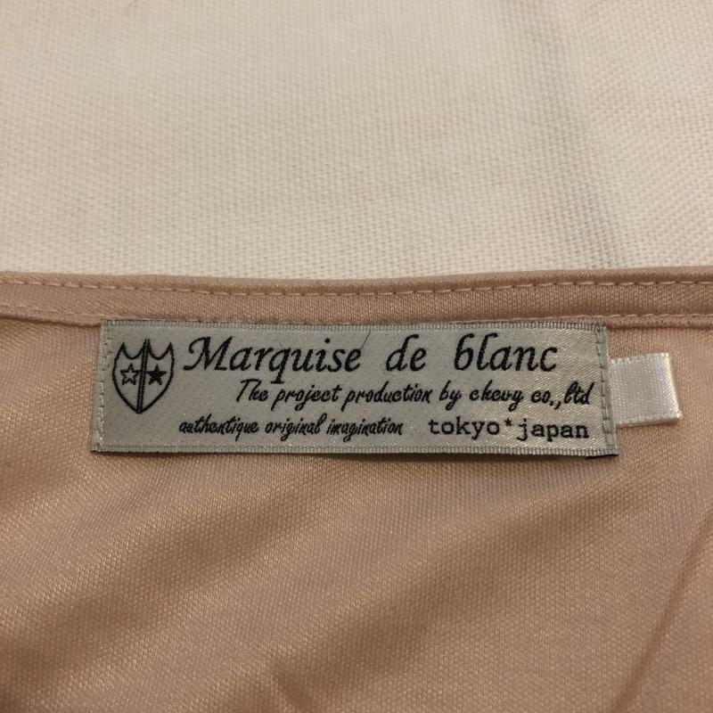 マルキスデブラン Marquise de blanc カットソー 長袖 Vネックカットソー 38 無地 桃 / ピンク /  レディース USED 古着 中古 10012314
