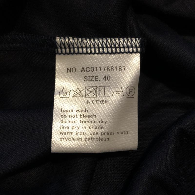 マルキスデブラン Marquise de blanc カットソー 長袖 Vネックカットソー 40 無地 紺 / ネイビー /  レディース USED 古着 中古 10012315