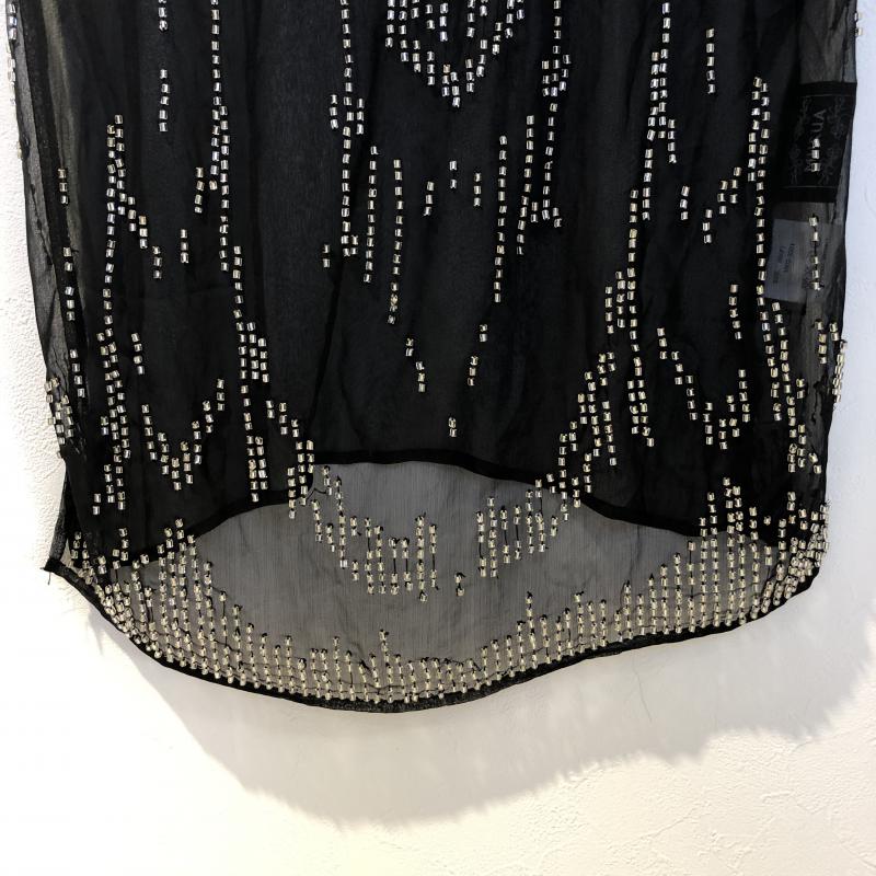 ムルーア MURUA シャツ、ブラウス 半袖 FREE 無地 X  黒 / ブラック / X 銀 / シルバー /  レディース USED 古着 中古 10012380