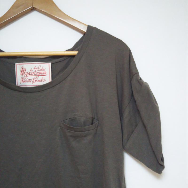 マイダルタニアン my D'artagnan Tシャツ 半袖 FREE 無地 ベージュ / ベージュ /  レディース USED 古着 中古 10012569