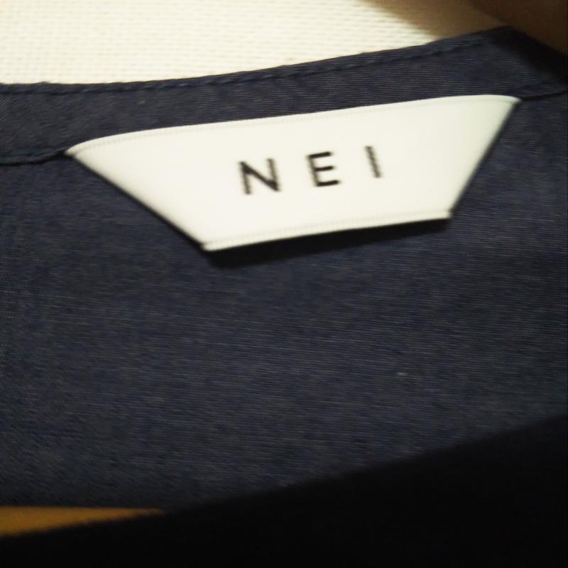 ネイ NEI カットソー 長袖 無地 紺 / ネイビー /  レディース USED 古着 中古 10012570