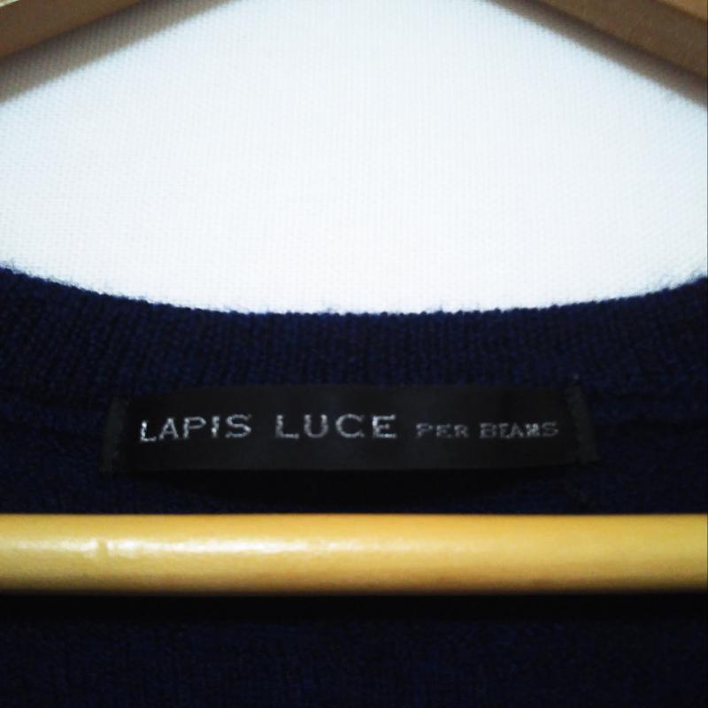 ラピスルーチェパービームス LAPIS LUCE PER BEAMS ワンピース ミニスカート 無地 紺 / ネイビー /  レディース USED 古着 中古 10012590