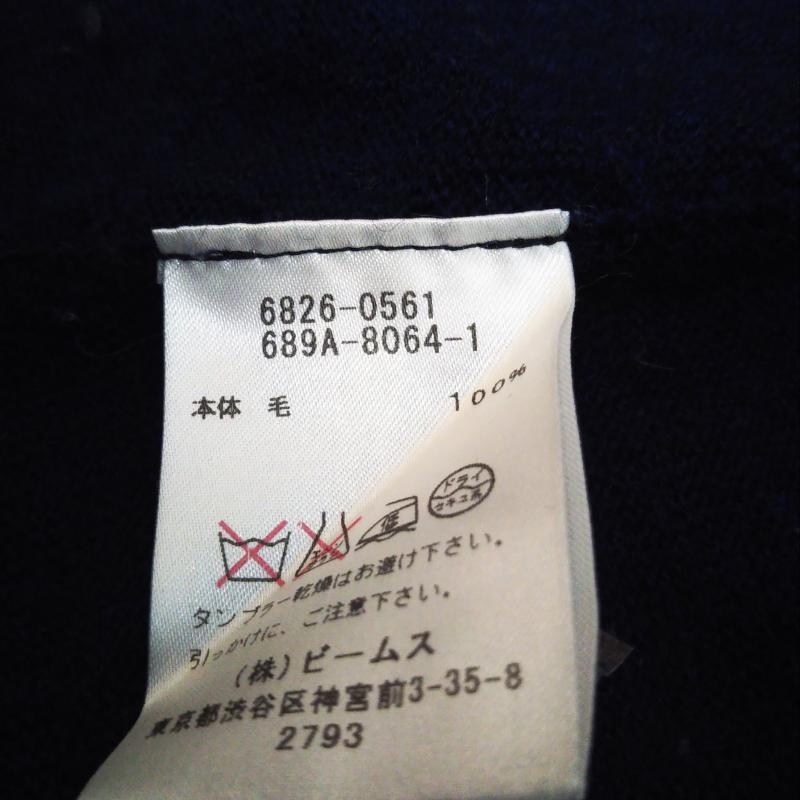ラピスルーチェパービームス LAPIS LUCE PER BEAMS ワンピース ミニスカート 無地 紺 / ネイビー /  レディース USED 古着 中古 10012590