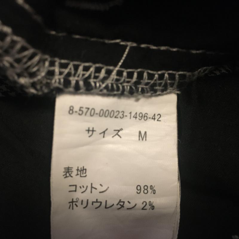 ミッシュマッシュ MISCH MASCH パンツ チノパン 38 千鳥格子 X 総柄 黒 / ブラック / X 白 / ホワイト /  レディース USED 古着 中古 10012621