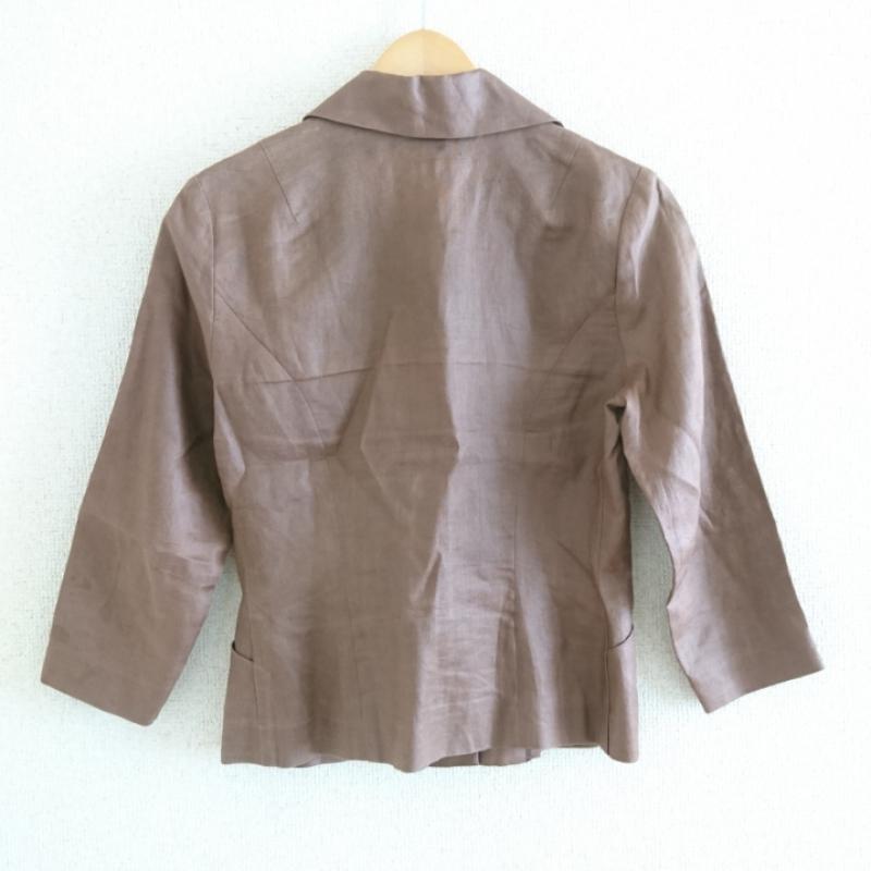キャサリンハムネットロンドン KATHARINE HAMNETT LONDON ジャケット、上着 ジャケット、ブレザー 無地 茶 / ブラウン /  レディース USED 古着 中古 10012712