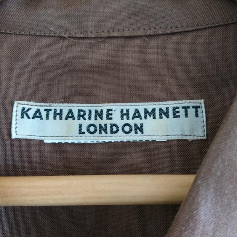 キャサリンハムネットロンドン KATHARINE HAMNETT LONDON ジャケット、上着 ジャケット、ブレザー 無地 茶 / ブラウン /  レディース USED 古着 中古 10012712