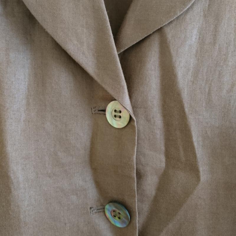 キャサリンハムネットロンドン KATHARINE HAMNETT LONDON ジャケット、上着 ジャケット、ブレザー 無地 茶 / ブラウン /  レディース USED 古着 中古 10012712