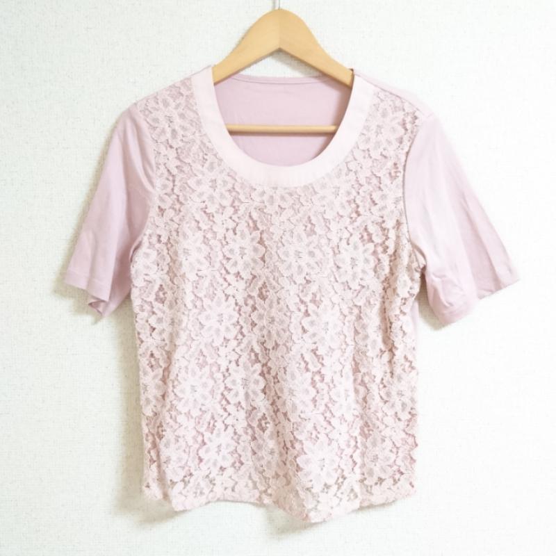 トバジオ TOPAZIO シャツ、ブラウス 長袖 アンサンブル/セット品 M 刺繍 桃 / ピンク /  レディース USED 古着 中古 10012760