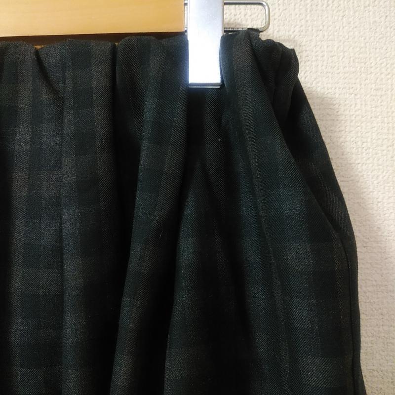 ロペピクニック ROPE' PICNIC スカート ひざ丈スカート 38 チェック 黒 / ブラック / X 灰 / グレー /  レディース USED 古着 中古 10012809