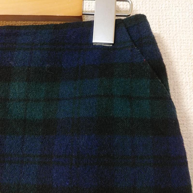 ロペピクニック ROPE' PICNIC スカート ミニスカート 38 チェック 黒 / ブラック / X 青 / ブルー / X 緑 / グリーン /  レディース USED 古着 中古 10012821