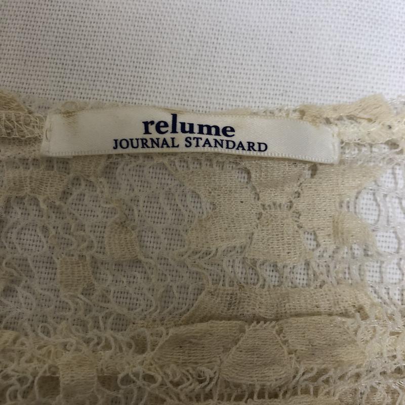 レリュームジャーナルスタンダード relume Journal Standard カットソー 半袖 FREE  ベージュ / ベージュ /  レディース USED 古着 中古 10012848