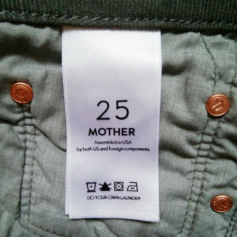マザー mother ボトムス ボトムス コーデュロイ/クロップドパンツ  緑 / グリーン /  レディース USED 古着 中古 10012915
