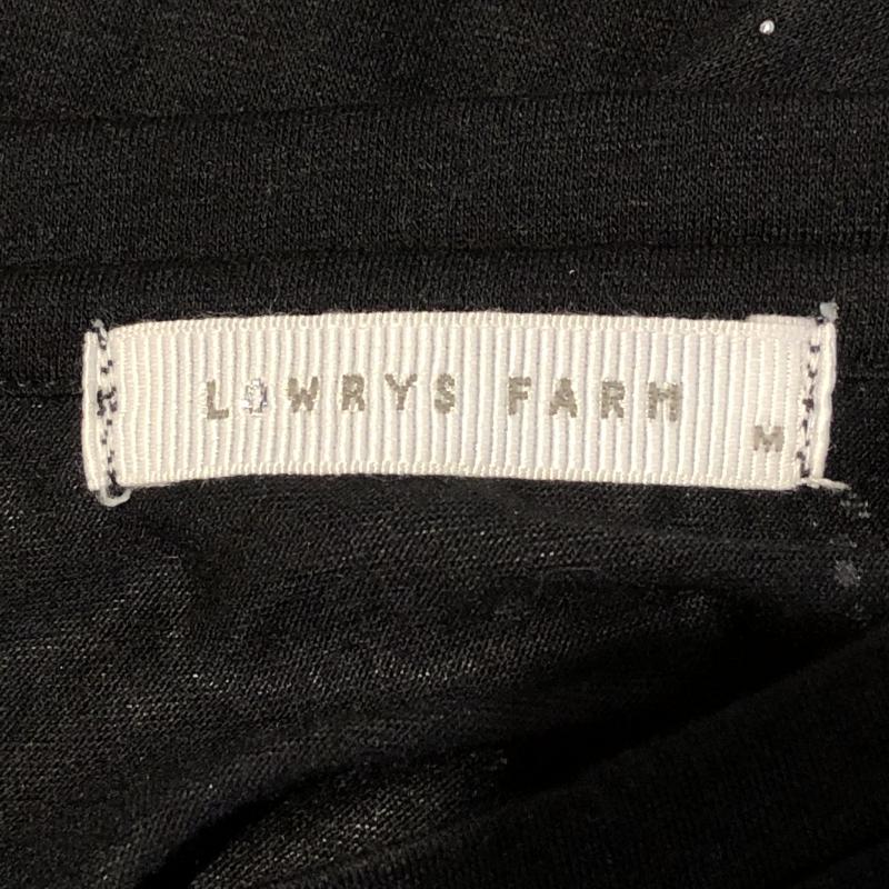 ローリーズファーム LOWRYS FARM カットソー 半袖 M 無地 X  黒 / ブラック / X 銀 / シルバー /  レディース USED 古着 中古 10012987