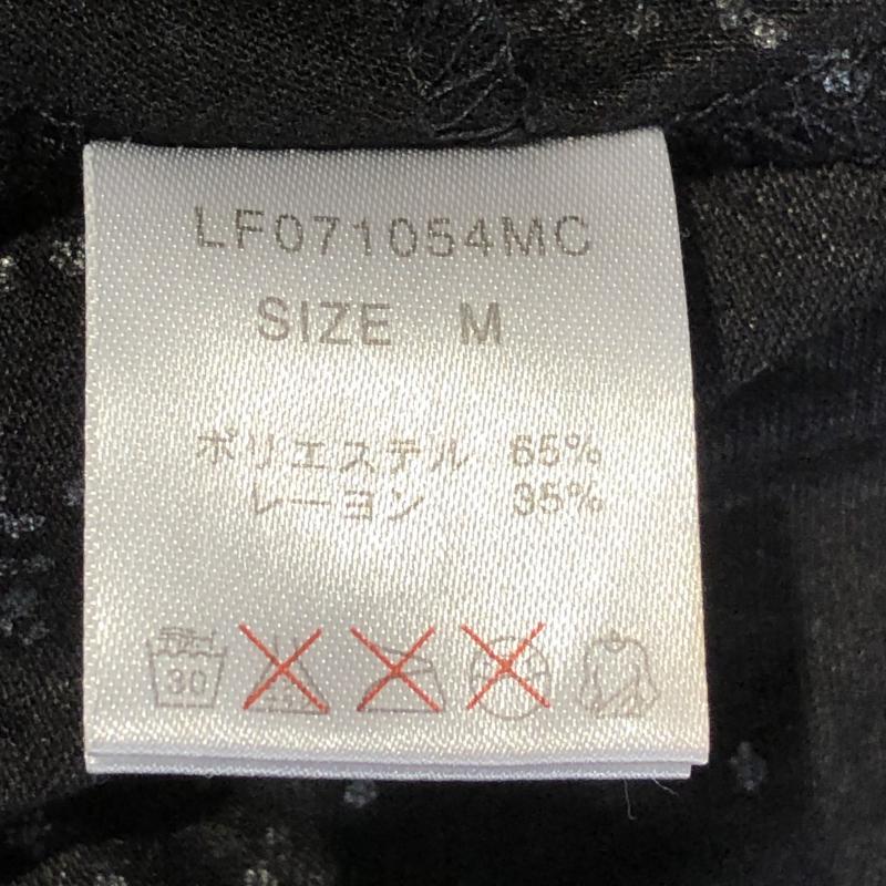 ローリーズファーム LOWRYS FARM カットソー 半袖 M 無地 X  黒 / ブラック / X 銀 / シルバー /  レディース USED 古着 中古 10012987