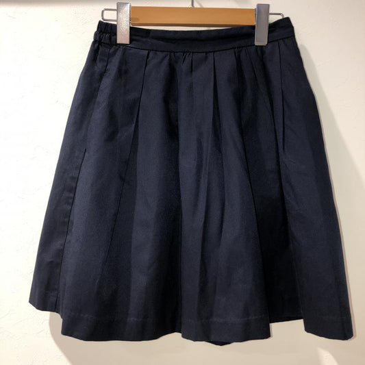 ローリーズファーム LOWRYS FARM スカート ひざ丈スカート FREE 無地 紺 / ネイビー /  レディース USED 古着 中古 10013005