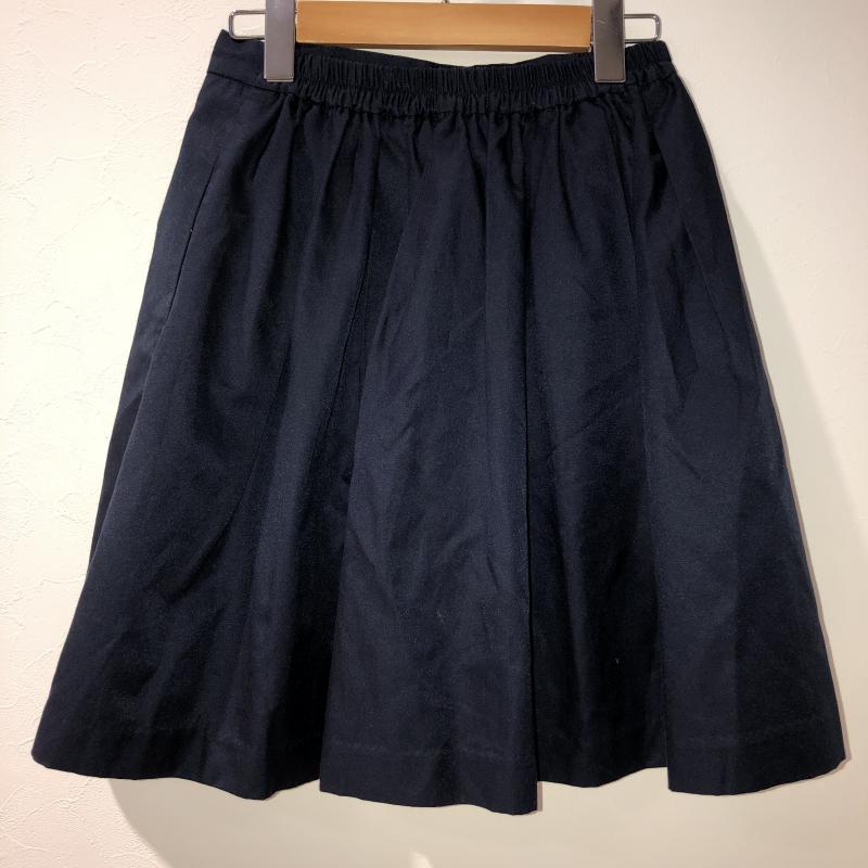 ローリーズファーム LOWRYS FARM スカート ひざ丈スカート FREE 無地 紺 / ネイビー /  レディース USED 古着 中古 10013005