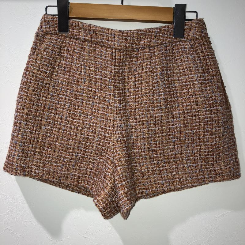 ダズリン dazzlin パンツ ショートパンツ S  橙 / オレンジ / X 白 / ホワイト / X 灰 / グレー / X 金 / ゴールド /  レディース USED 古着 中古 10013006