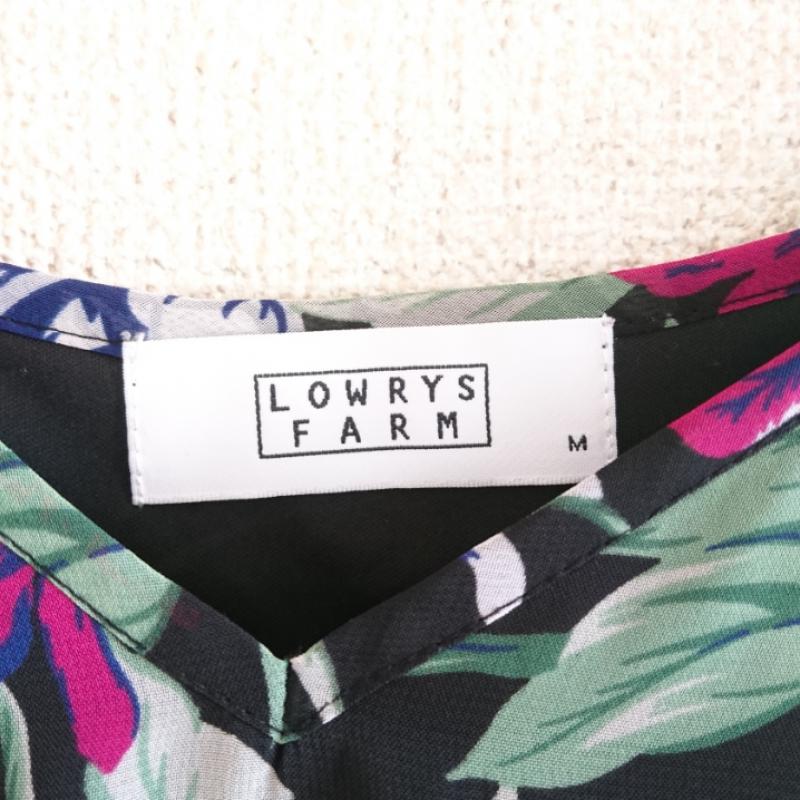ローリーズファーム LOWRYS FARM ワンピース ロングスカート M 花柄 マルチカラー / マルチカラー /  レディース USED 古着 中古 10013051