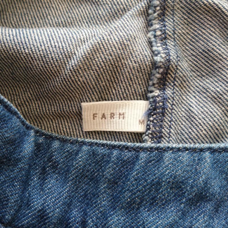 ローリーズファーム LOWRYS FARM スカート ひざ丈スカート デニムスカート M 無地 インディゴ / インディゴ /  レディース USED 古着 中古 10013065