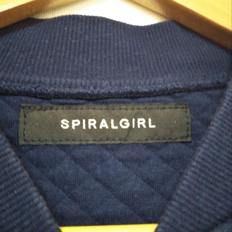 スパイラルガール SPIRALGIRL ジャケット、上着 ジャケット、ブレザー FREE 無地 紺 / ネイビー /  レディース USED 古着 中古 10013075