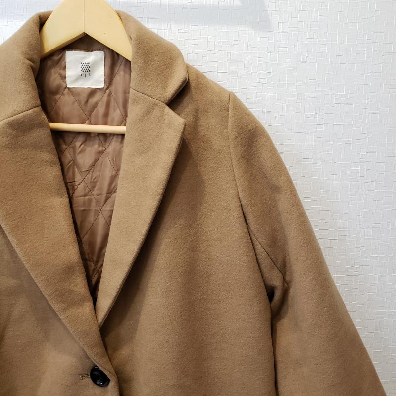 アールピーエス r.p.s コート コート一般 M 無地 茶 / ブラウン /  レディース USED 古着 中古 10013123